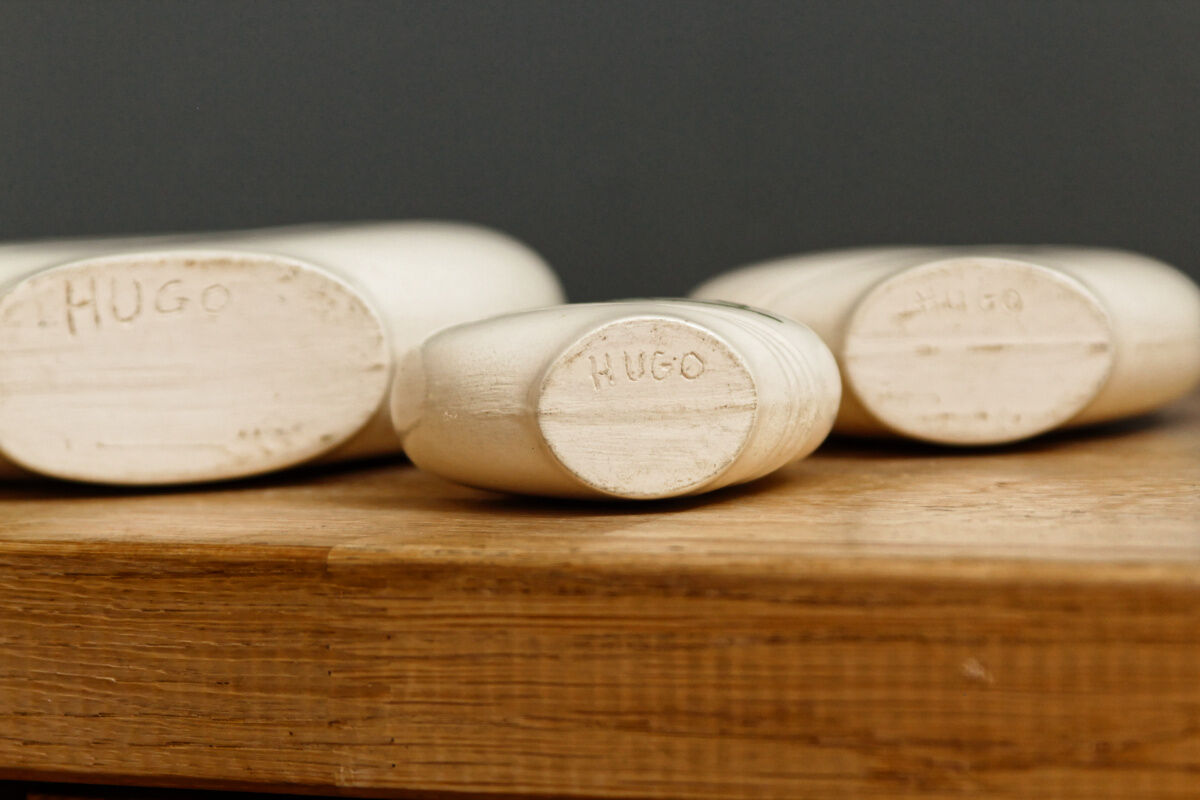 Series of 3 art deco vases