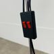 Miwi floor lamp with 2 vintage adjustable spots, black metal