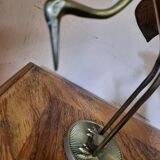 Vintage brass heron