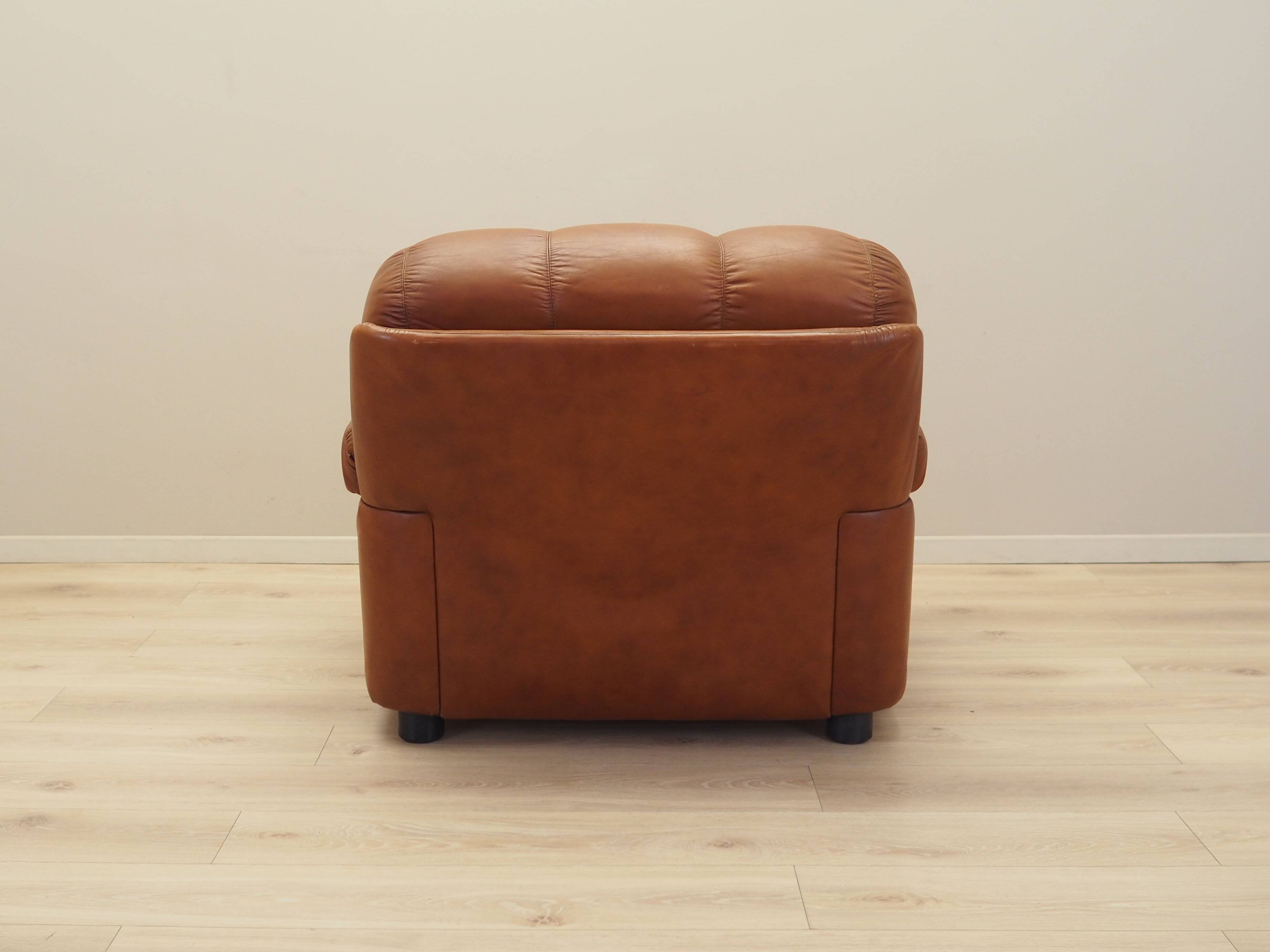 Brown armchair, Italian design, 1970s, production: Italy