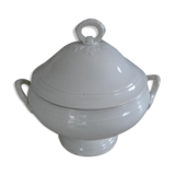White earthenware soup Creil and Montereau