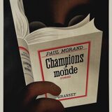 Am cassandre, world champions by Paul Morand vintage poster in lithography