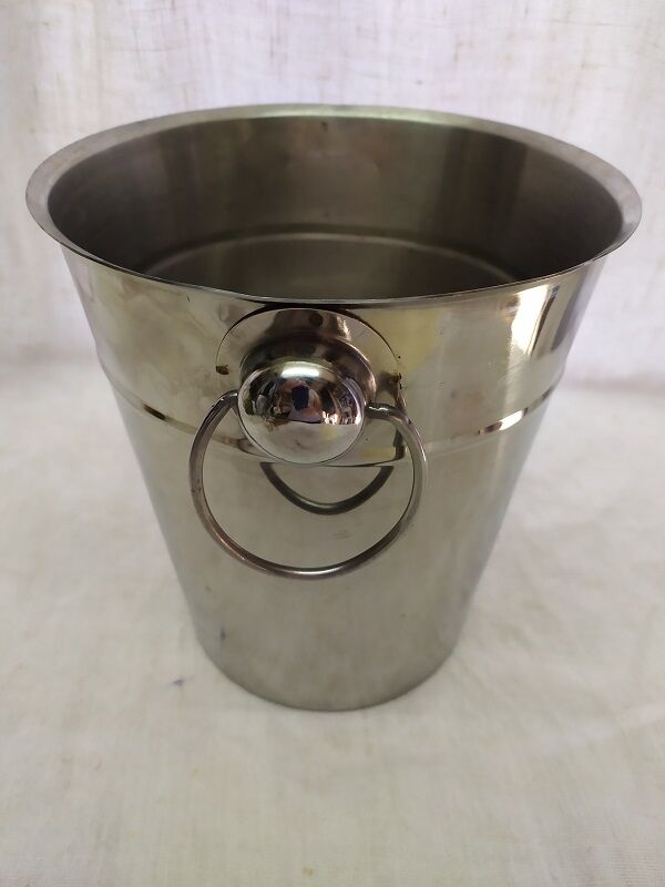 Stainless glass champagne bucket
