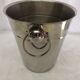 Stainless glass champagne bucket