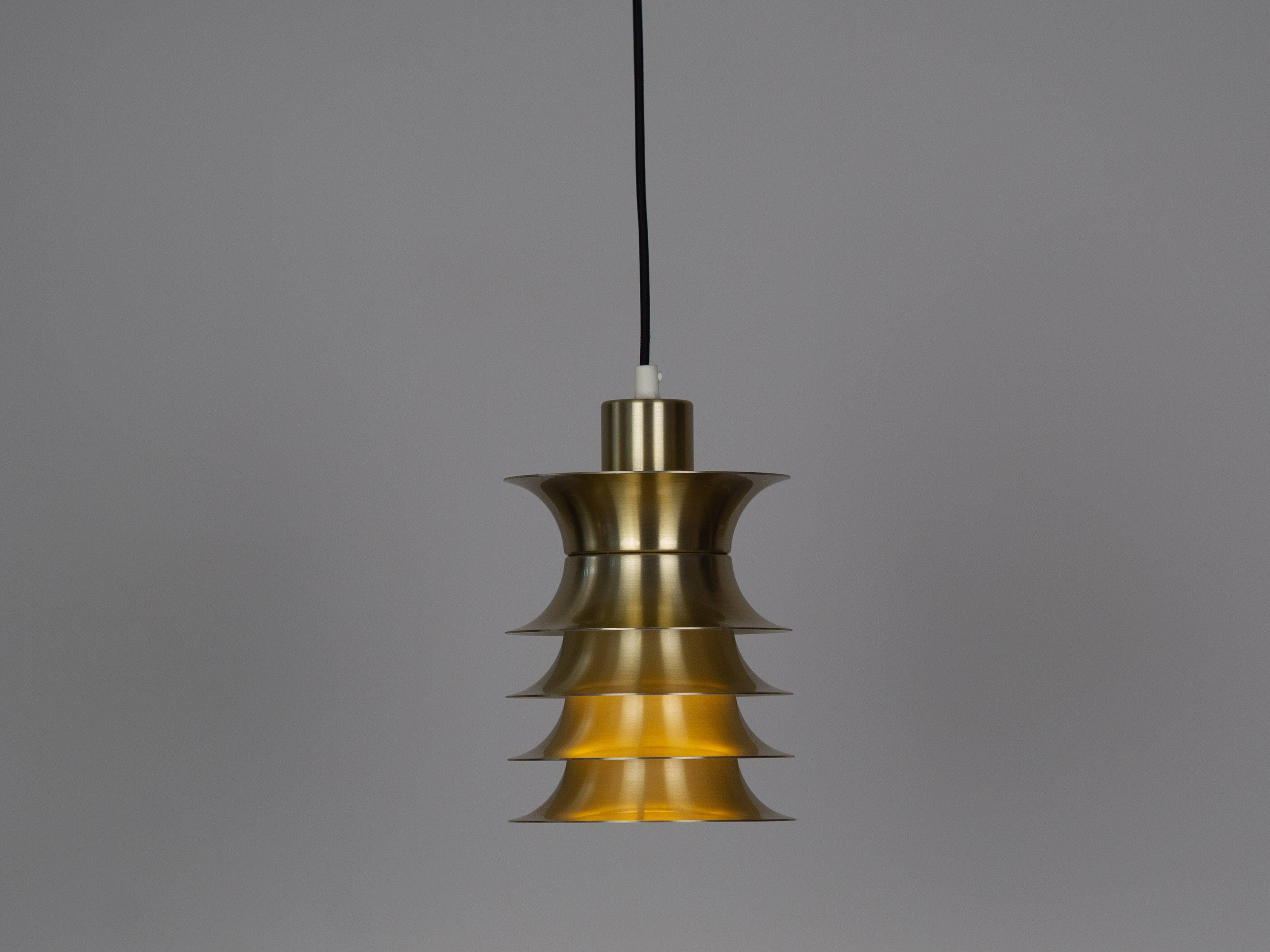 Paire de 2 lampes danoises de l'ère spatiale des années 1970.