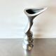 Xxl “twisted” vase / cast aluminum – 1980s