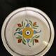18th century polychrome earthenware plate