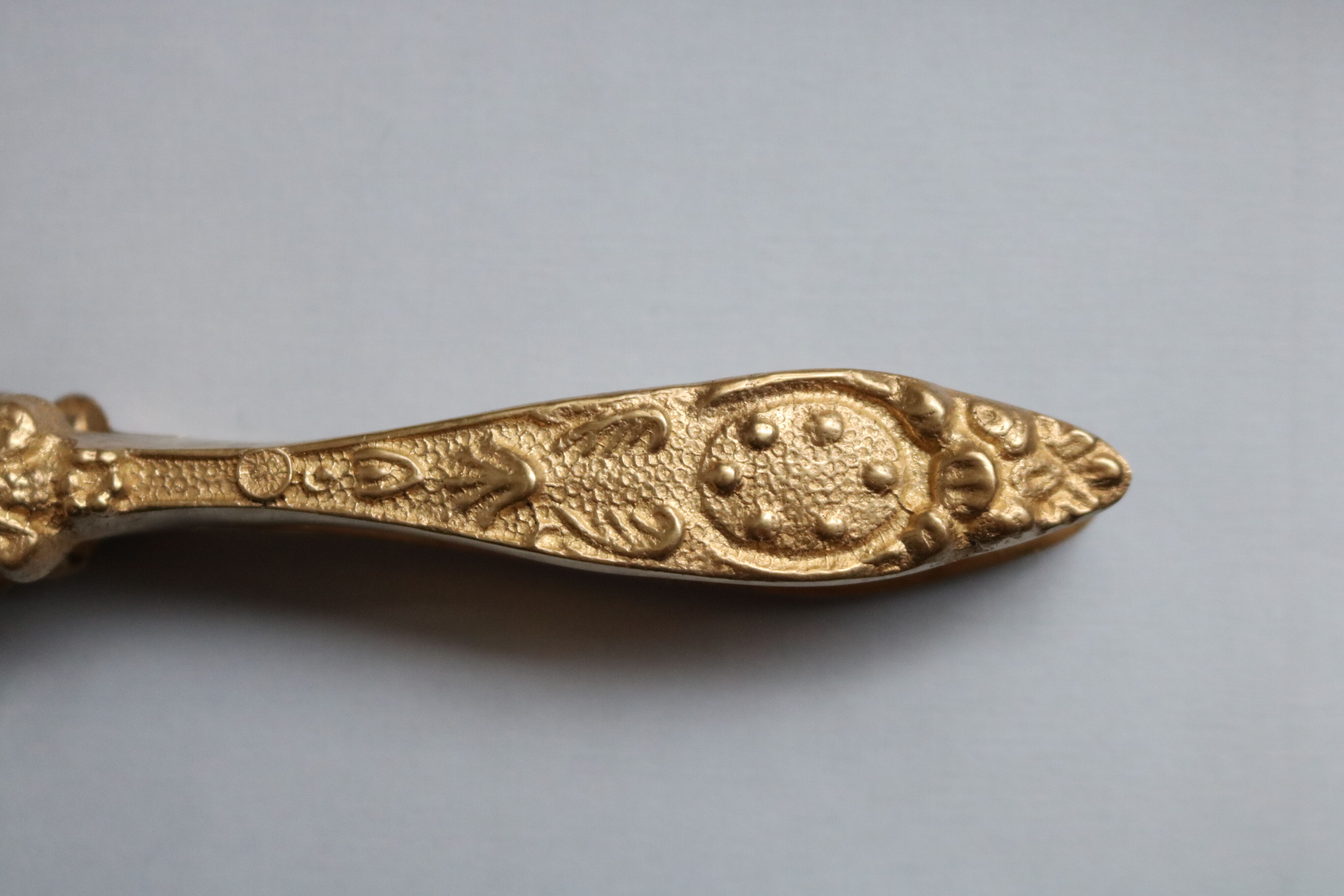 Vintage brass ornate nutcracker