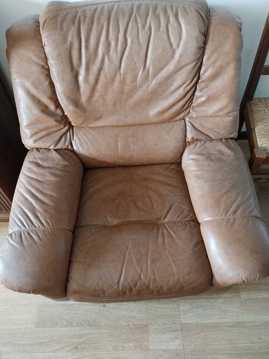 three-seater sofa and two armchairs
