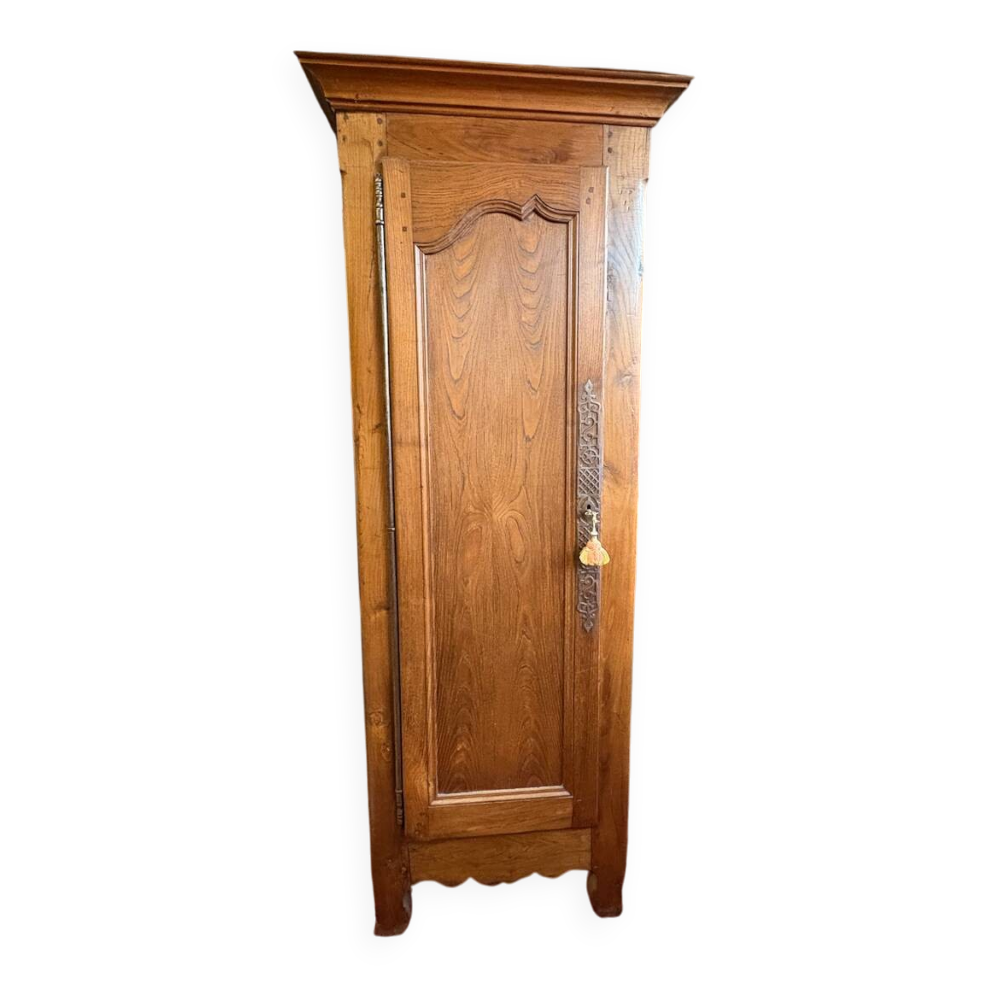 Bonnetière ancienne en bois massif – 200 cm x 66 cm x 50 cm