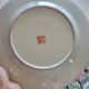 2 Chinese plates polychrome porcelain and gold Canton XXth