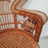 Fauteuil Emmanuelle peacock