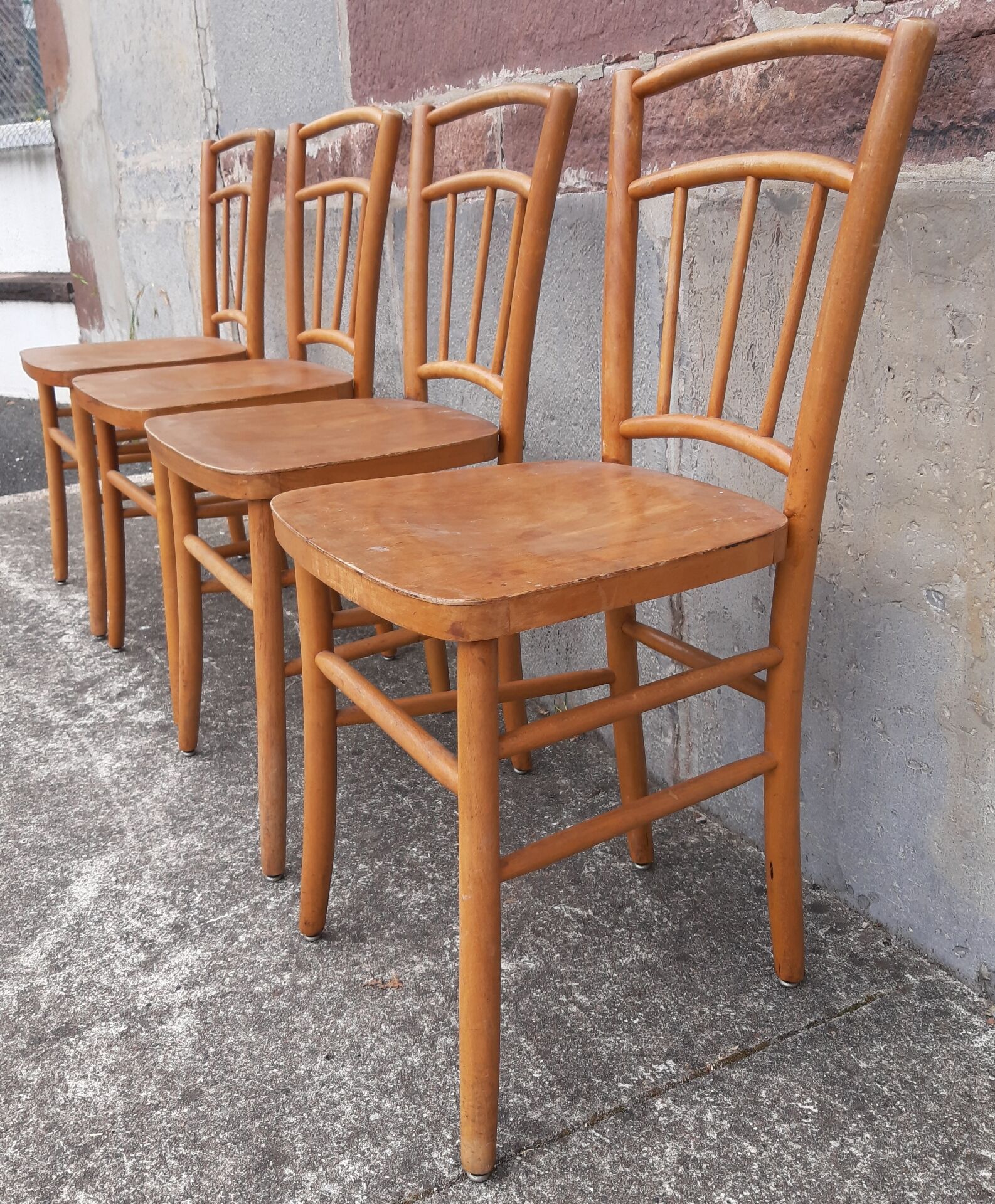 Chaises bistrot (Lot de 4 chaises)