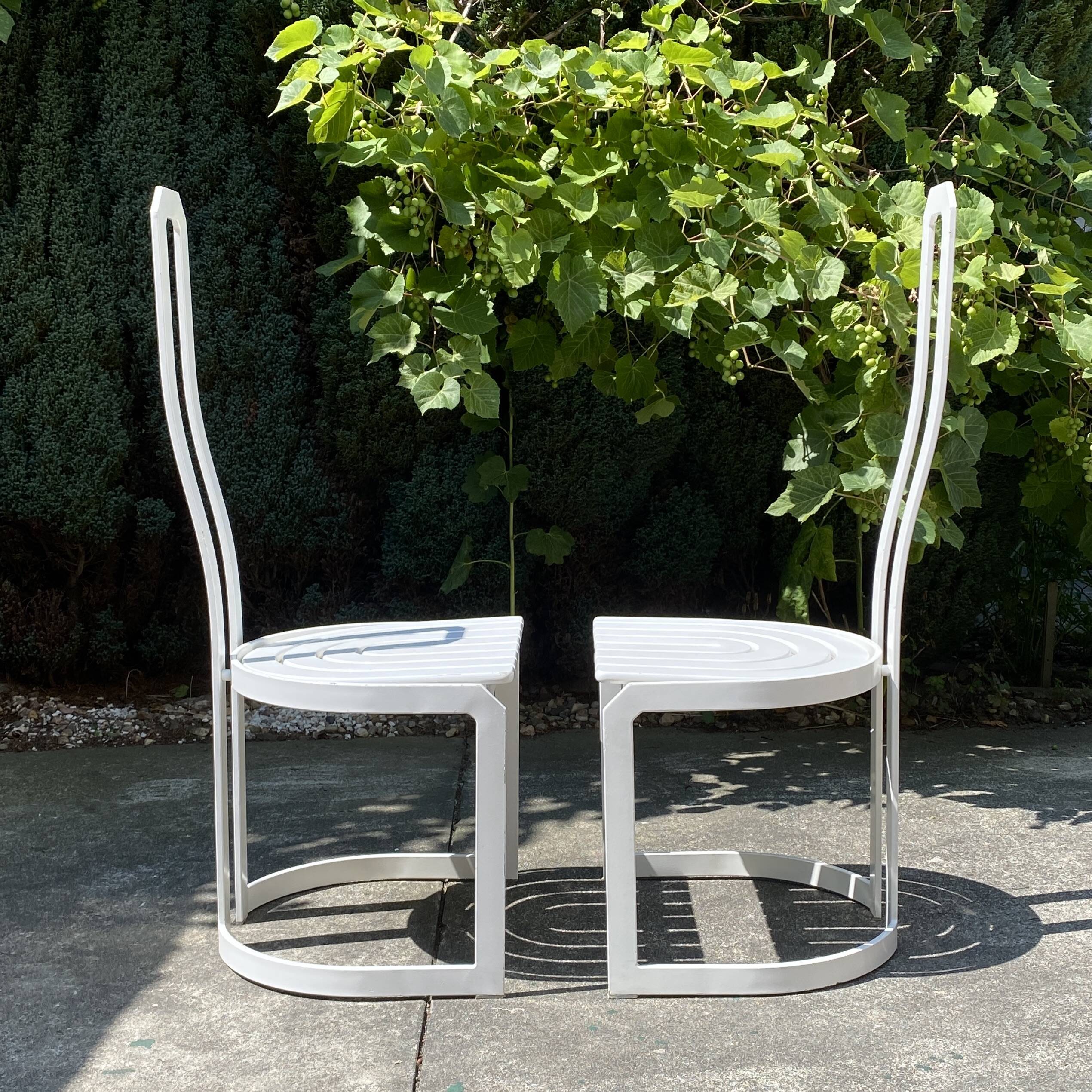 Post-Modern chairs by Allmilmö, 1980s