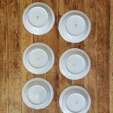Vintage porcelain hollow plates