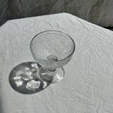 Set of 9 vintage ice cream cups with fruit patterns