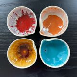 Série de 4 coupelles, années 1950