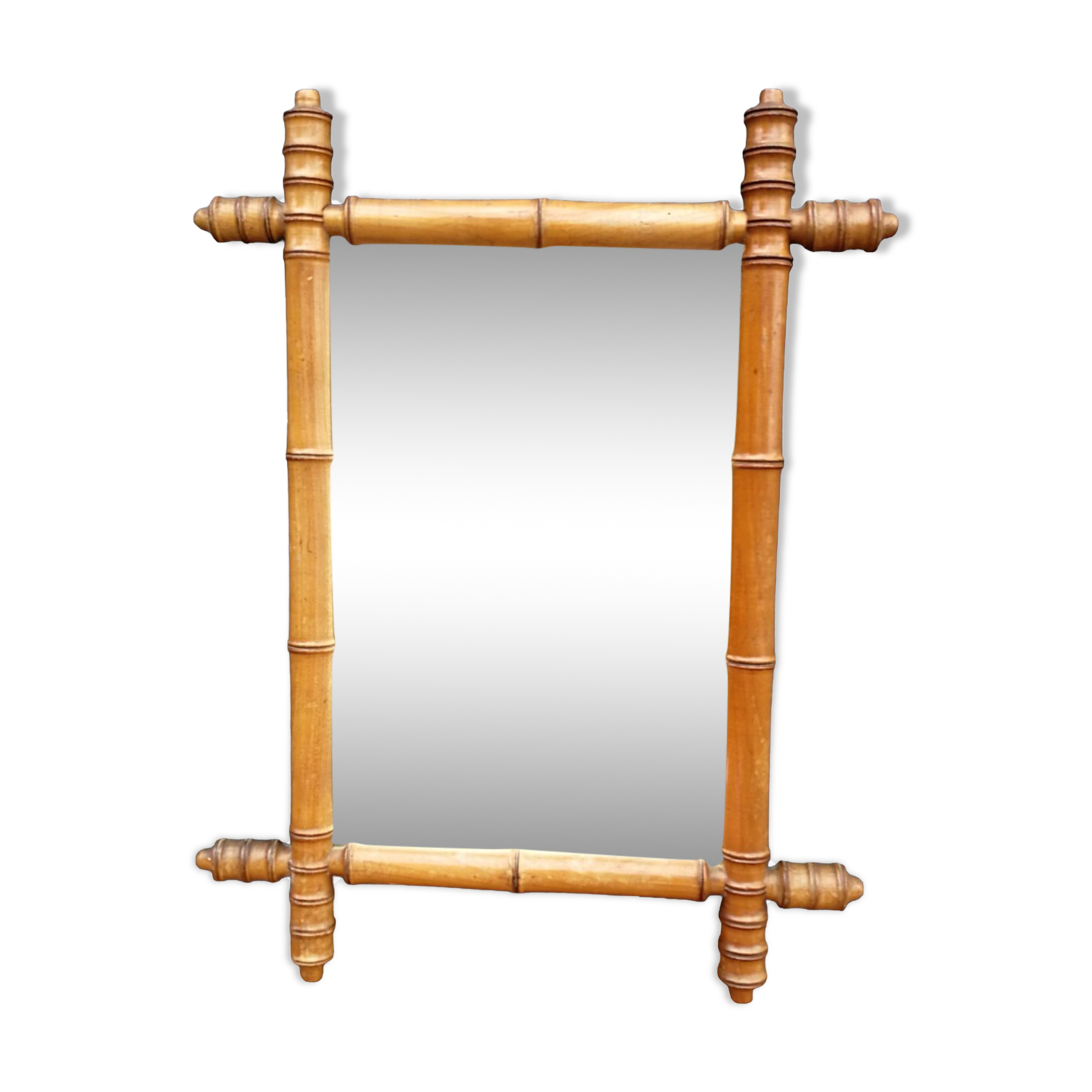 Mirror wood imitation bamboo