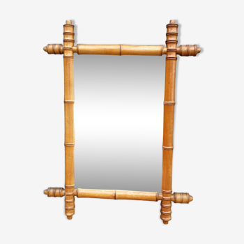 Mirror wood imitation bamboo