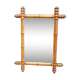 Miroir bois imitation bambou