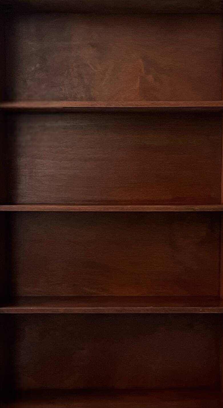Glass-fronted bookcase by D.Rozaffy, Meuble Oscar edition, 1960s
