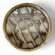 Vintage round side table/coffee table in rattan and wicker