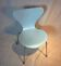 Chaise mod. 3107  Arne Jacobsen  Azur