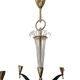 Chandelier of the end of the era art deco design 1940s