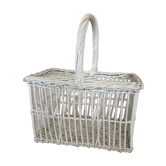 Panier à bouteilles en rotin