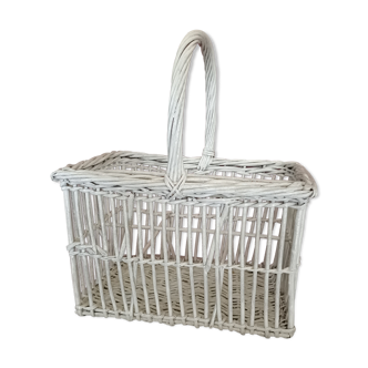 Rattan bottle basket