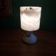Lampe des années 70'S   en albatre