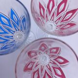 3 flûtes à champagne Arlequin verrerie Reims