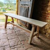 Banc en chêne massif, Rustique,Brut.