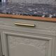 Art Deco sideboard in renovated solid oak – marble top