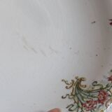 Compotier en terre de fer polychrome modèle «Guirlandes» de la manufacture Onnaing