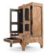 Wooden showcase with one drawer