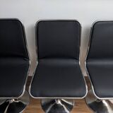 4 vintage swivel chairs