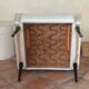 Armchair of the years vintage 50/60.en white leatherette