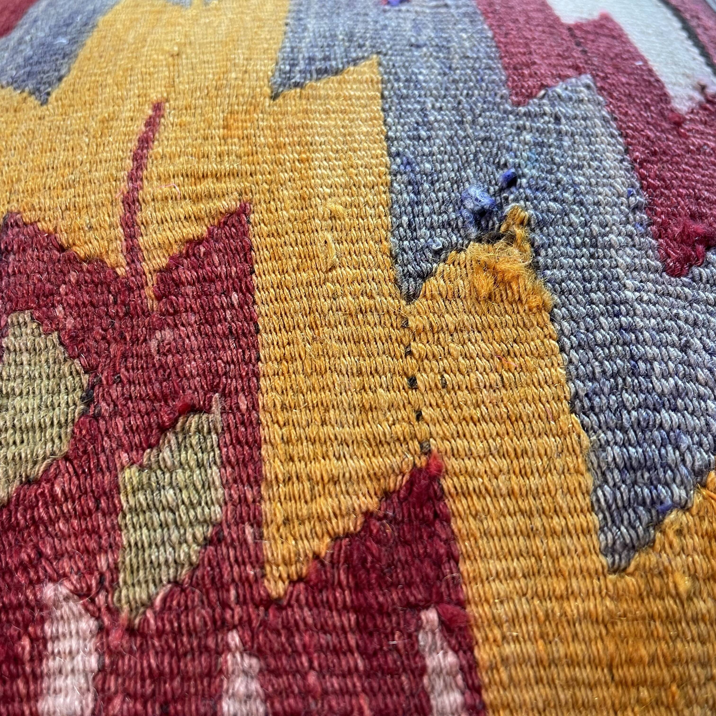Vintage turkish kilim cushion cover 40 x 40 cm