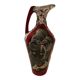 Vase vintage en pierre de lave émaillée
