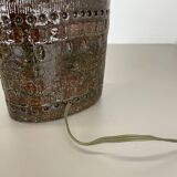 Large 25cm Abstract Ceramic Table Lamp with Pattern attributed to Bitossi, Italy, 1970s