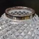 Old Crystal vase sterling silver 925 mount Emil Hermann A Vase and Toothpick Holder