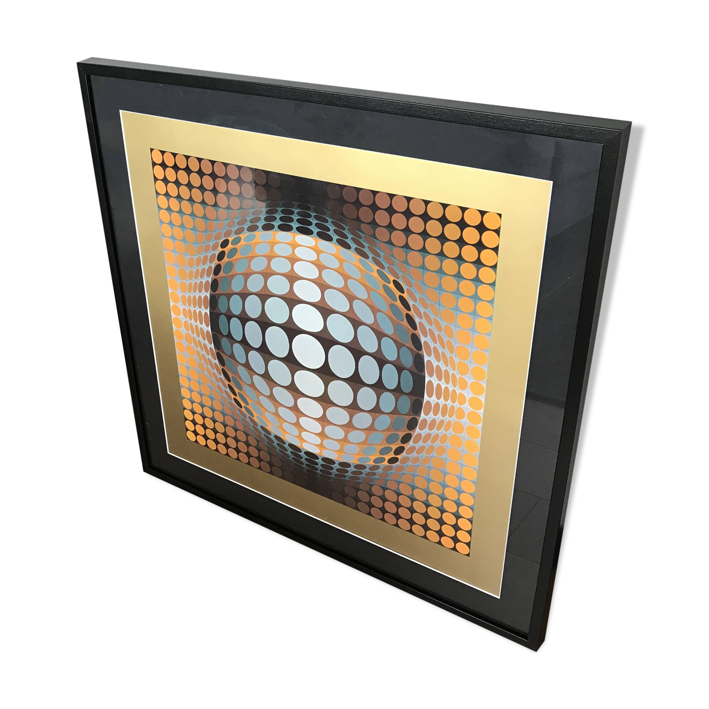 Victor Vasarely - Heliogravure stamped Fondation Vasarely, Edition 1974