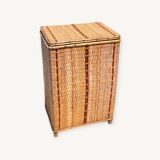 Rattan chest from the 1950s