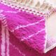 Tapis berbère rose magenta