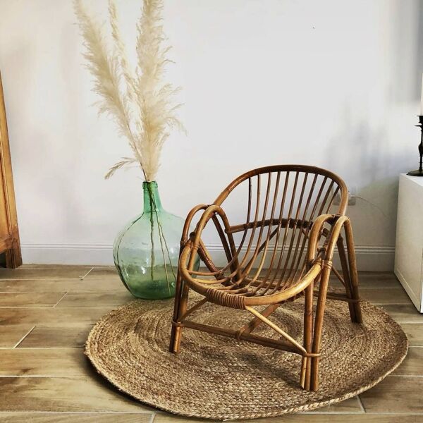 Fauteuil enfant en rotin