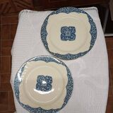 2 Gien Ironstone Flat Plates