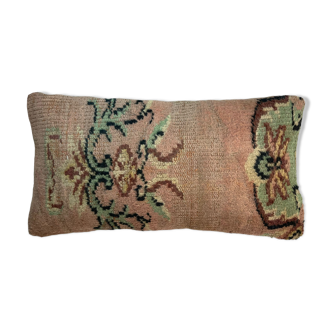 Vintage turkish handmade cushion cover, 30 x 60 cm