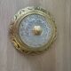 Vintage brass and chiseled glass ceiling light
