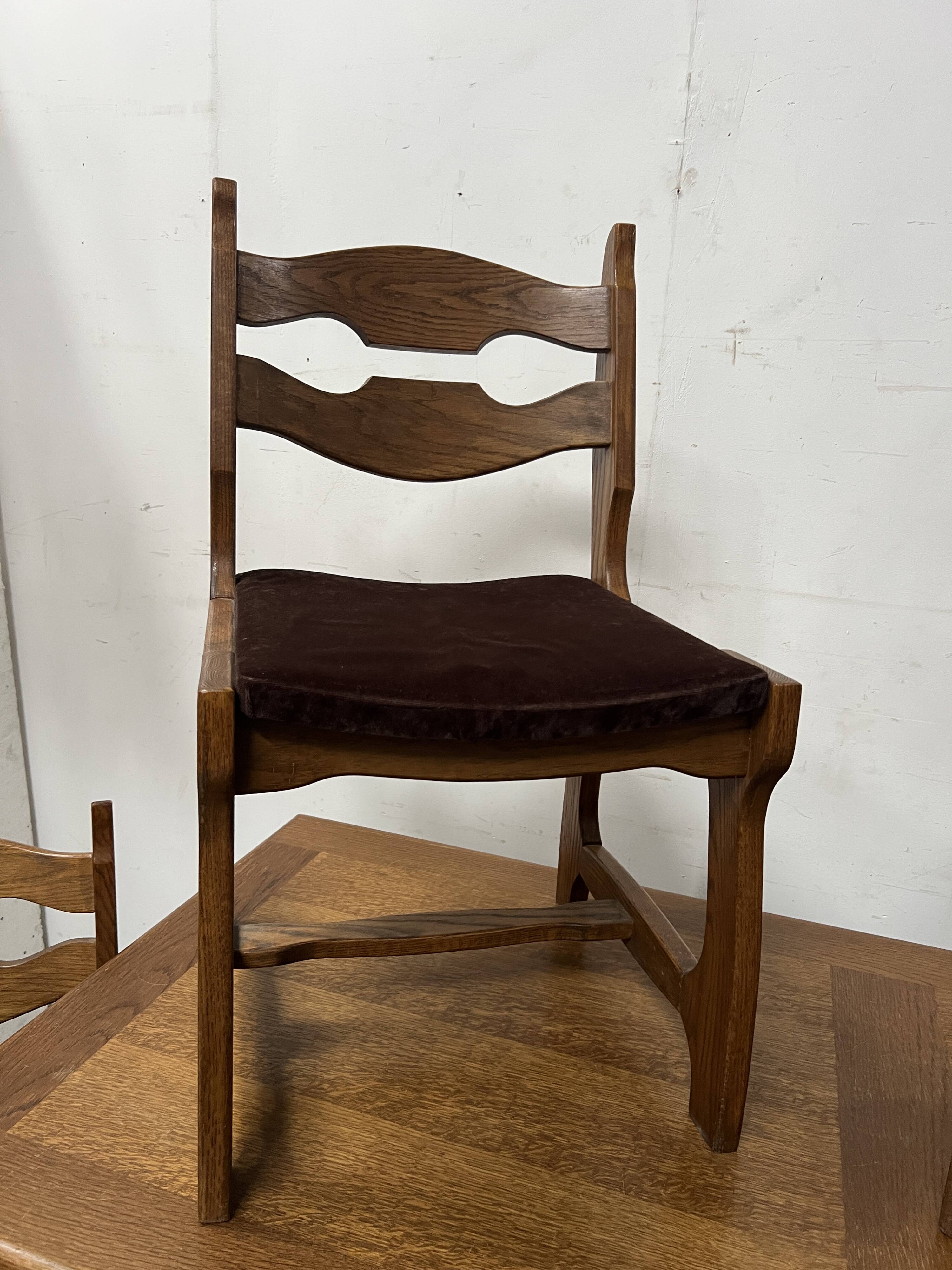 Dining room furniture Table and chairs XX century